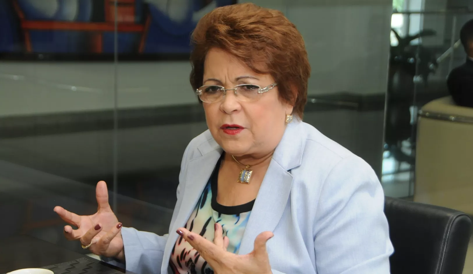 Alejandrina Germán, ministra de Educación Superior, Ciencia y Tecnología.
