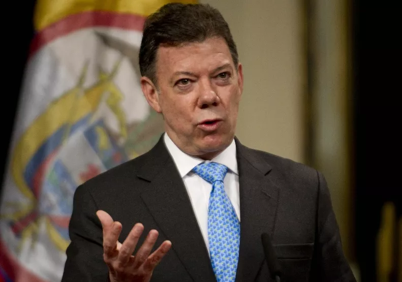 CHILE-COLOMBIA-SANTOS